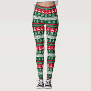 Doux moche Motif de Noël Leggings