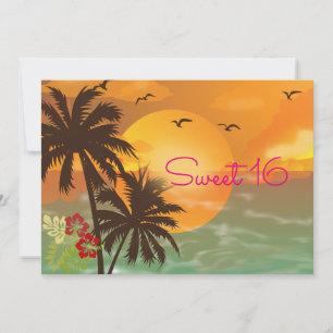 Douze ans, Tropical, Invitation Luau Hawaïen
