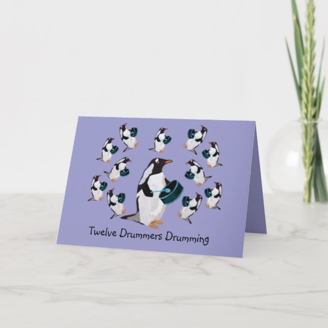 Douze Drummers Cartes de tambours (Devant)