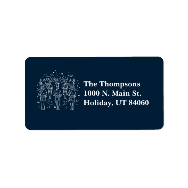 DOUZE JOUR DE NOËL / Étiquettes de Noël (Devant)