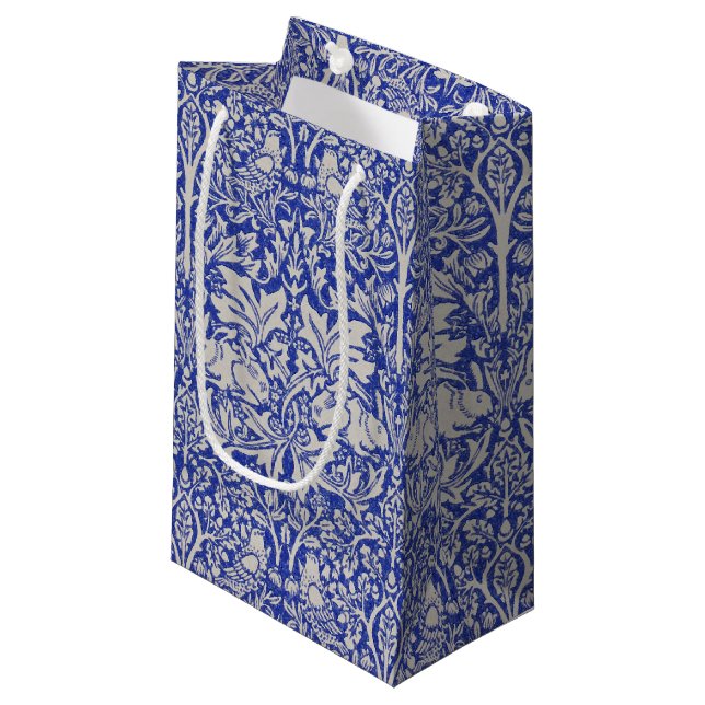 Dove and Rabbit, William Morris Kleine Geschenktüte (Vorderseite Schrägansicht)