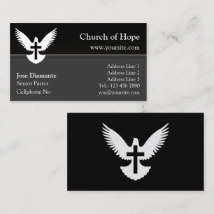Dove avec carte Cross Black Church