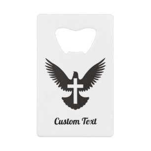 Dove avec ouverture de bouteille de carte de crédi