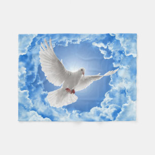 Dove Baby Blanket Fleecedecke