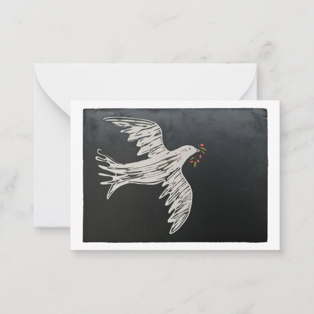 Dove Christmas Card Mitteilungskarte (Vorderseite)