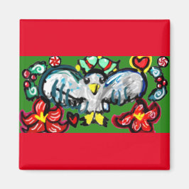 Dove Christmas Morning Magnet