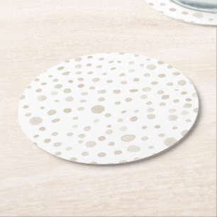 Dove Confetti Wasserfarbe Dots Paper Untersetzer