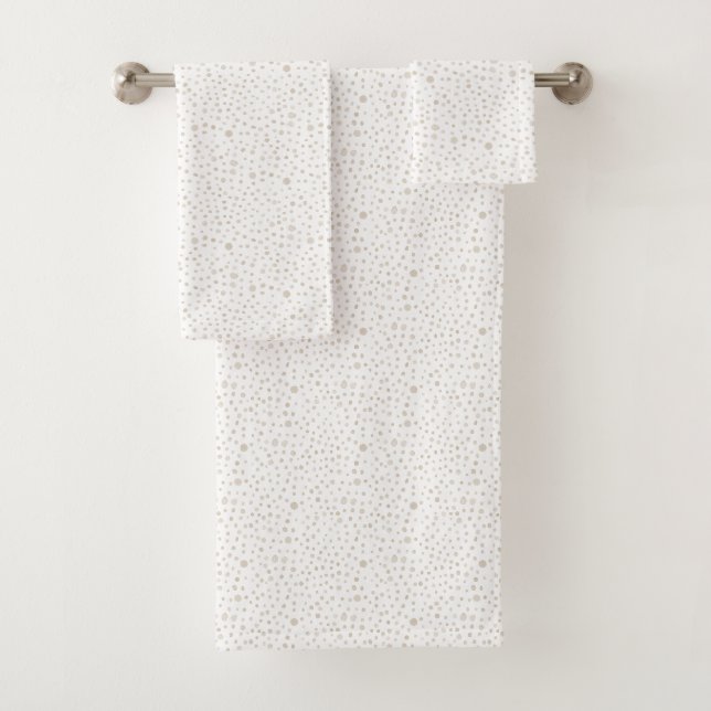 Dove Confetti Wasserfarbpunkte Badhandtuch Set (Insitu)