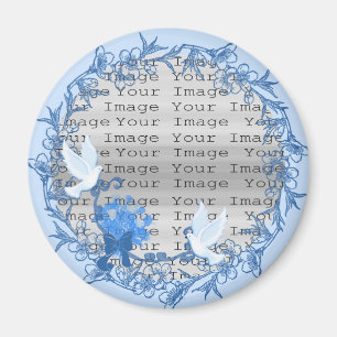 Dove Custom Round Magnet