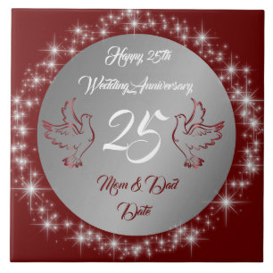 Dove Customize Happy Silver 25. Jubiläum Fliese