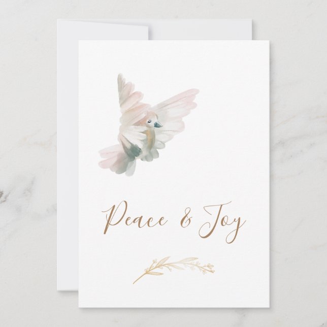 *~* Dove Entreprise Entreprise Joie Paix Carte de  (Devant)