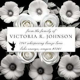 Dove Family Beerdigung Rücksendeadresse Permastempel