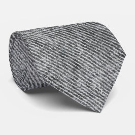 Dove Gray Denim Pattern Krawatte