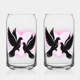 Dove Liebe Trinkbehälter Set Dosenglas