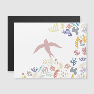 Dove Matisse Art Elemente Magneteinladung