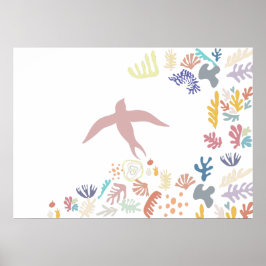 Dove Matisse Art Elements drucken Poster