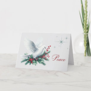 Dove of Peace Christmas Card Feiertagskarte