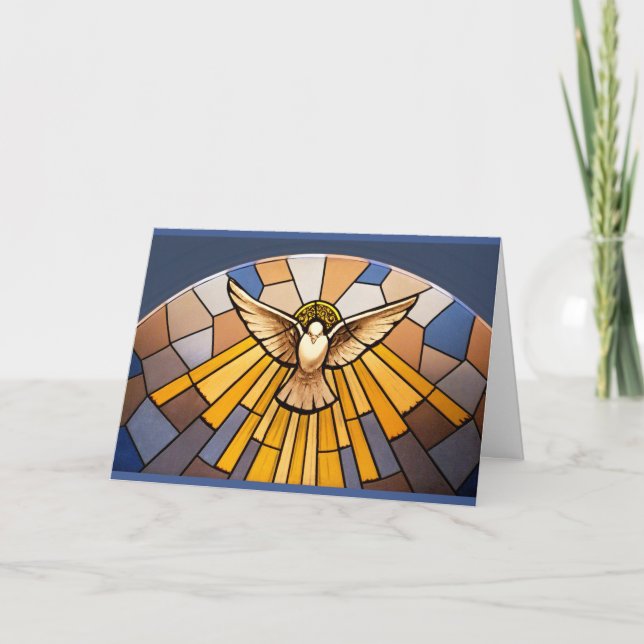 Dove of Peace Christmas Card Karte (Vorderseite)
