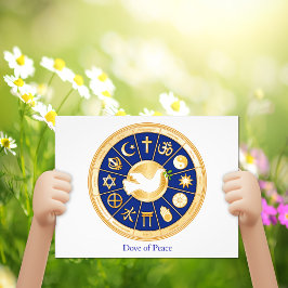 Dove of Peace Foto Print Horizontal