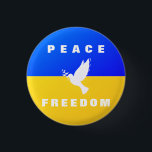 Dove of Peace Support Ukraine Buttons - Freiheit<br><div class="desc">Unterstützung Ukraine Buttons - Dove of Peace - Freedom - Solidarity - Ukrainische Flagge - Strong Together - Peace - Freedom Victory ! Machen wir die Welt zu einem besseren Ort - alle zusammen! Eine bessere Welt beginnt - hängt ab - braucht Ihr auch! Sie können auf mehr als 1000...</div>