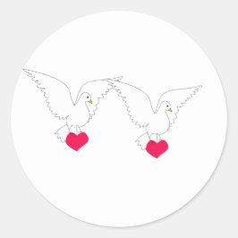 Dove Runder Aufkleber
