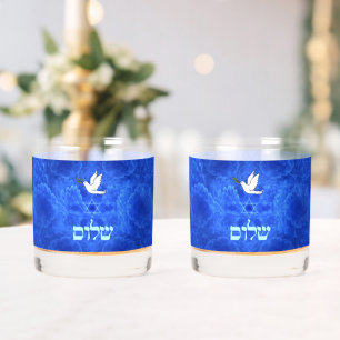 Dove - Shalom Fractal Whiskyglas