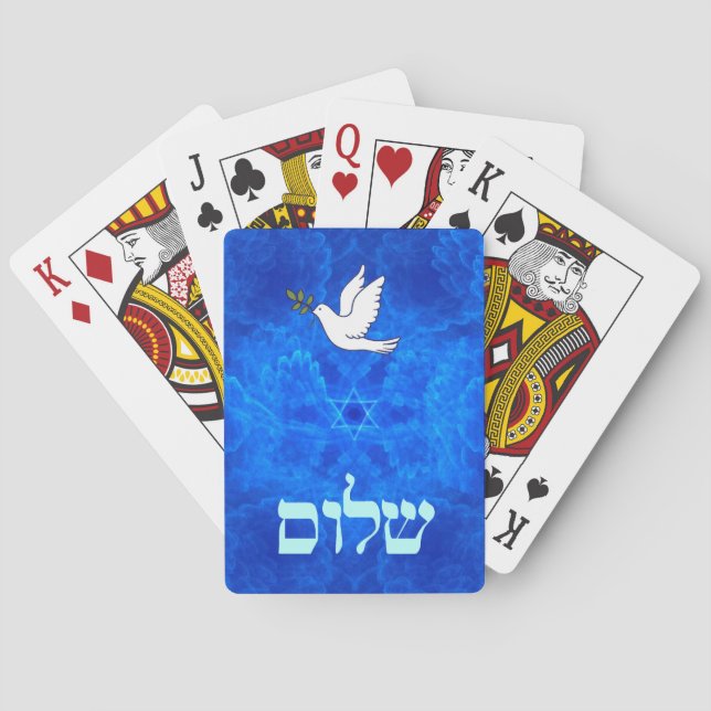 Dove - Shalom Spielkarten (Rückseite)