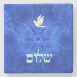 Dove - Shalom Steinuntersetzer