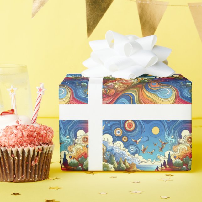 DOVE UTOPIA GESCHENKPAPIER (Geburtstagsparty)