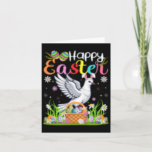 Dove Vogel Frohe Ostern Eierjagd Hase Ohr Dove Ost Karte