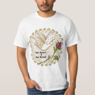 Dove Wedding Rings T - Shirt
