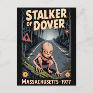 Dover-Dämon-Kryptid Massachusetts 1977 Horror-Art Postkarte