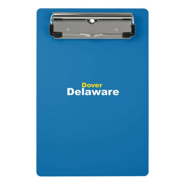 Dover, Delaware Mini-Zwischenablage Mini Klemmbrett (Vorderseite)