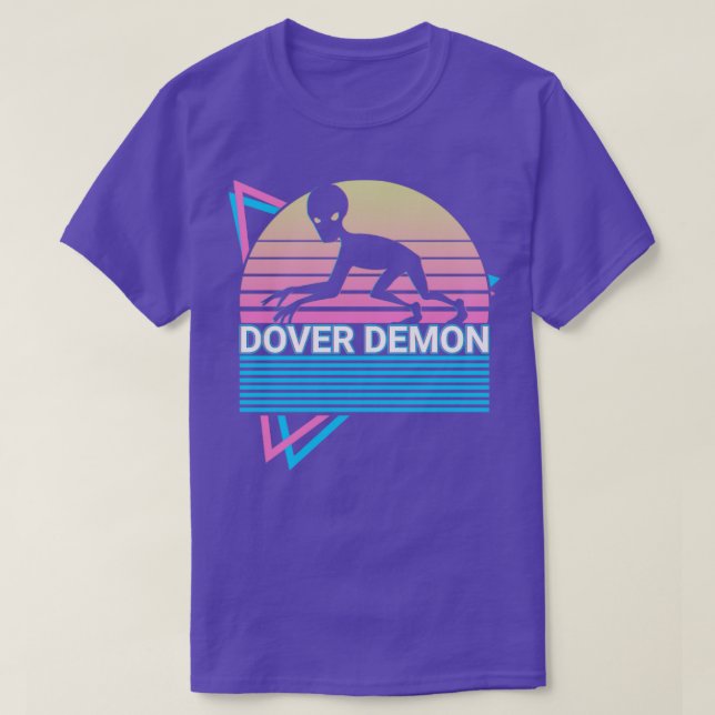 Dover Demon Cryptid Cryptozoology Retro T-Shirt (Design vorne)