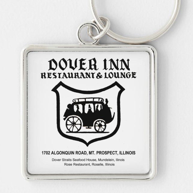 Dover Inn Restaurant, Aussicht, IL Schlüsselanhänger (Vorne)