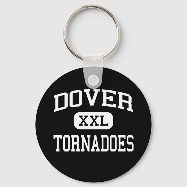 Dover - Tornadoes - Obere Schule - Dover Ohio Schlüsselanhänger (Vorderseite)