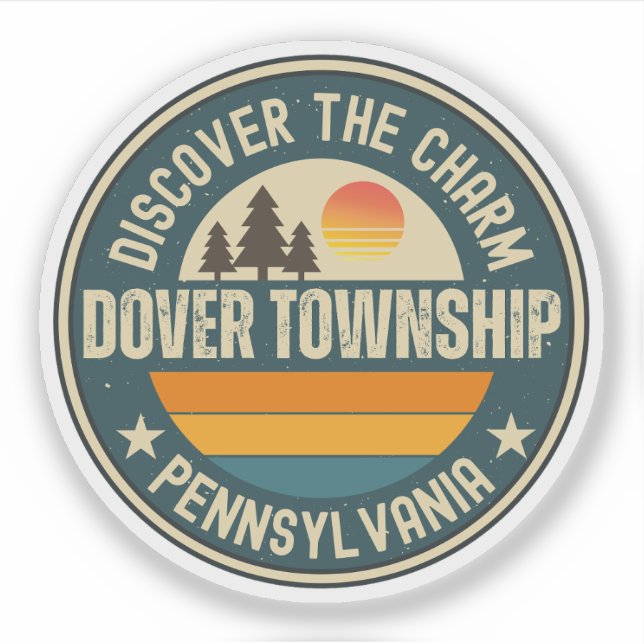Dover Township, Pennsylvania Aufkleber (Vorderseite)