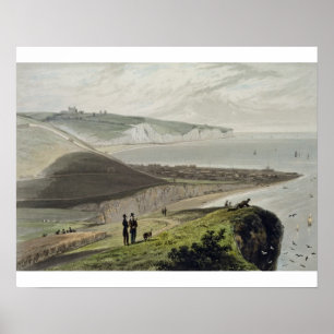 Dover, von Shakespeares Cliff, von 'A Voyage Ar Poster