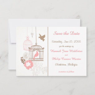 Doves & Cages - 3x5 Carte de rappel