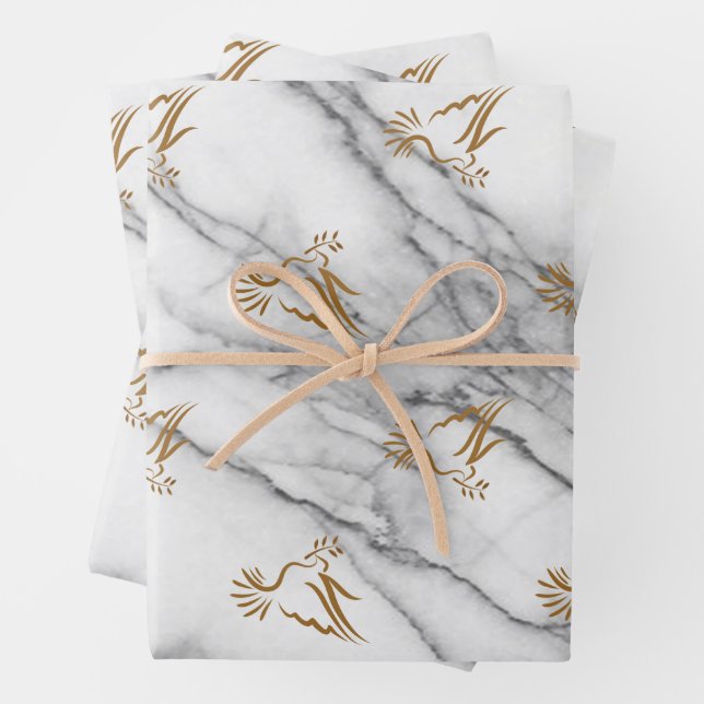 Doves Geschenkpapier Set (Beispiel)