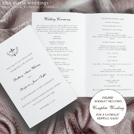 Doves katholische Hochzeit Zeremonie mit Massenpro