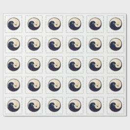 Doves Peace & Harmony Packpapier auf weiß