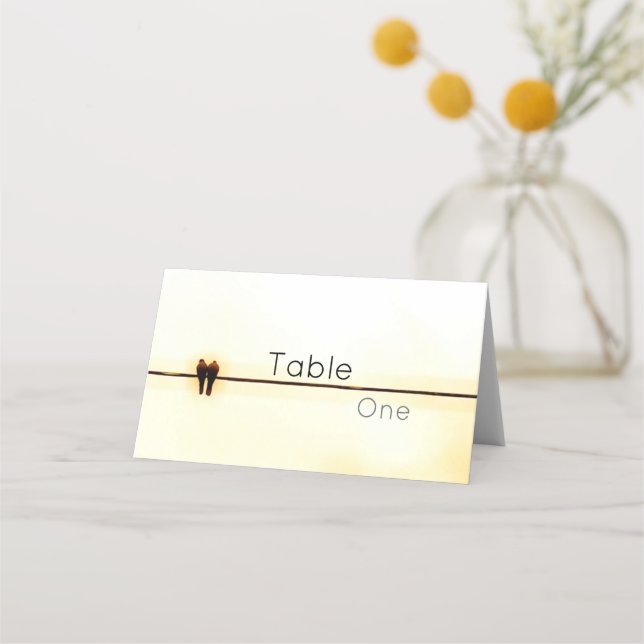 Doves Platzkarte (Vorderseite)