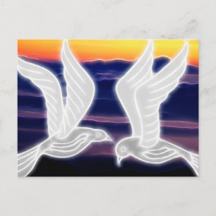 Doves Postkarte