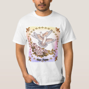 Doves Rose Hochzeit T - Shirt