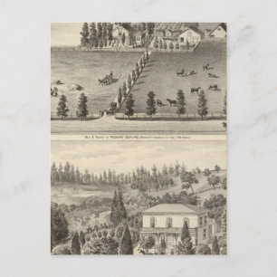 Dowling, Residenzen in Marston Postkarte