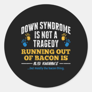 Down Awareness Down Syndrom Runder Aufkleber