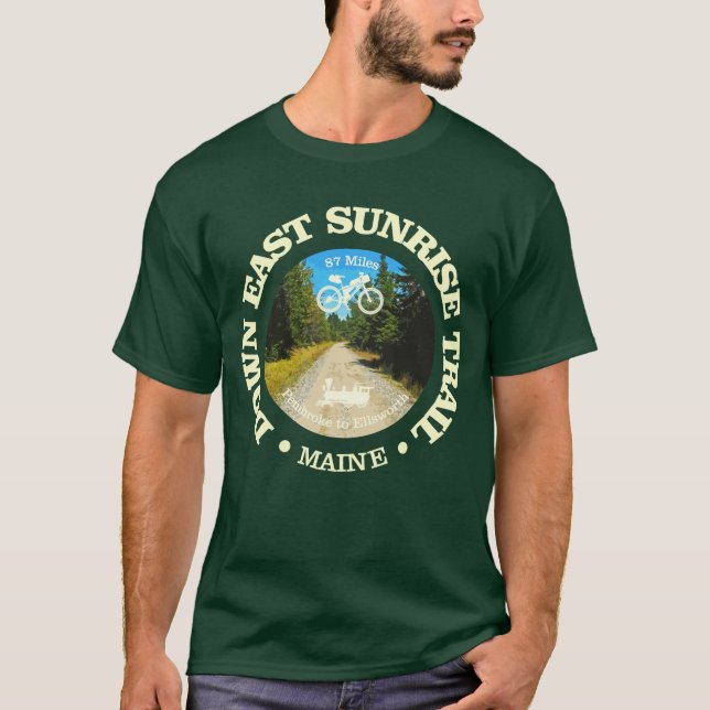 Down East Sunrise Trail (Velo c) T-Shirt (Vorderseite)