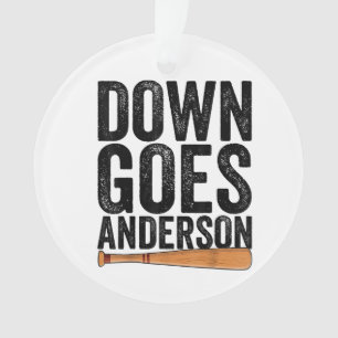 DOWN GOLF ANDERSON FUNNY BASEBALL cadeau ANDERSON