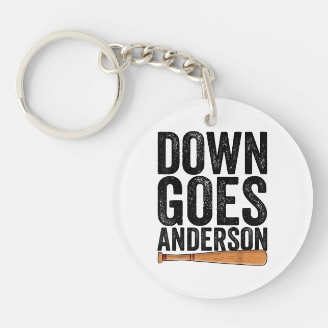 DOWN GOLF ANDERSON FUNNY BASEBALL cadeau ANDERSON (Devant)